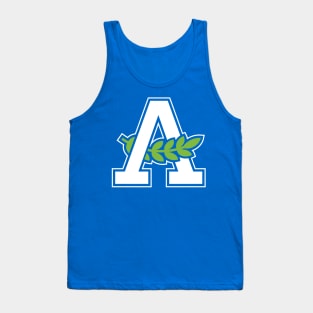 Collegiate Letter A - Light Tank Top